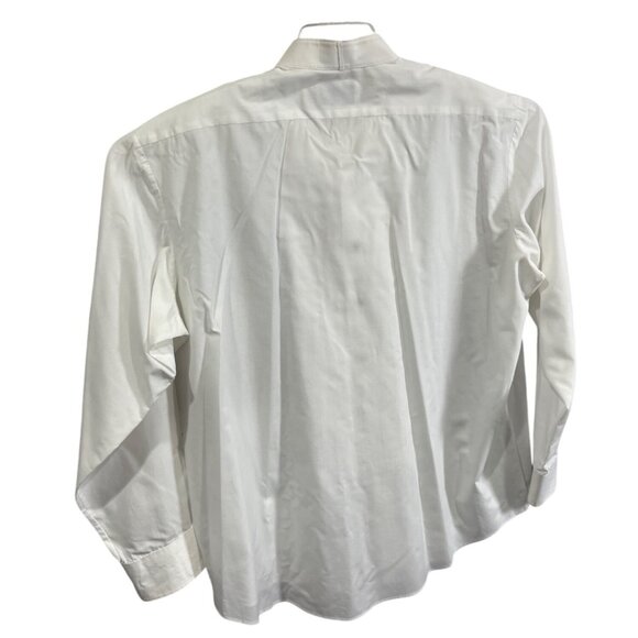 Neil Allyn Mens XL White Tuxedo Shirt 65% Polyester 35% Cotton Pleated Front - Picture 2 of 8